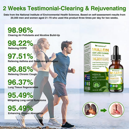 🌽✅𝐀𝐔 𝐎𝐟𝐟𝐢𝐜𝐢𝐚𝐥 𝐒𝐭𝐨𝐫𝐞|𝐂𝐞𝐥𝐬𝐢𝐨𝐫𝐚® 𝐎𝐫𝐠𝐚𝐧𝐢𝐜 𝐌𝐮𝐥𝐥𝐞𝐢𝐧 𝐋𝐞𝐚𝐟 𝐋𝐮𝐧𝐠 𝐂𝐥𝐞𝐚𝐧𝐬𝐞 𝐄𝐬𝐬𝐞𝐧𝐭𝐢𝐚𝐥 𝐎𝐢𝐥 (💖Cough, wheezing, shortness of breath, sputum, stuffy nose, bronchitis, bronchitis, allergy symptoms, lung discomfort💝)