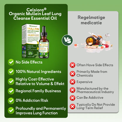 🌽✅𝐀𝐔 𝐎𝐟𝐟𝐢𝐜𝐢𝐚𝐥 𝐒𝐭𝐨𝐫𝐞|𝐂𝐞𝐥𝐬𝐢𝐨𝐫𝐚® 𝐎𝐫𝐠𝐚𝐧𝐢𝐜 𝐌𝐮𝐥𝐥𝐞𝐢𝐧 𝐋𝐞𝐚𝐟 𝐋𝐮𝐧𝐠 𝐂𝐥𝐞𝐚𝐧𝐬𝐞 𝐄𝐬𝐬𝐞𝐧𝐭𝐢𝐚𝐥 𝐎𝐢𝐥 (💖Cough, wheezing, shortness of breath, sputum, stuffy nose, bronchitis, bronchitis, allergy symptoms, lung discomfort💝)