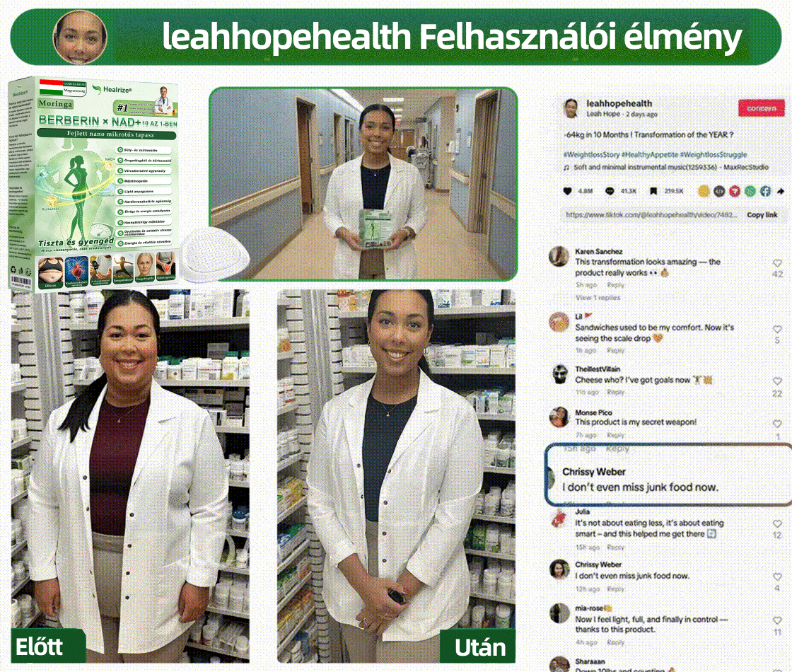 Hivatalos Webáruház | 💥Healrize® Moringa–Berberin és NAD+ 10 az 1-ben Fejlett Nano Mikrotűs Tapasz  ✅ Napi egy alkalmazás · Látható változások akár 7 napon belül