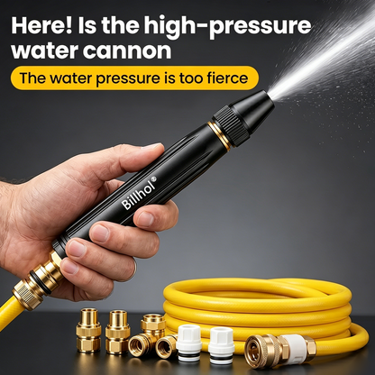 🔥 Last Day! Lowest Price — Only £4.66!!丨Billhol® 🏆Home high-pressure car wash water gun , a must-have for watering plants and vegetables, and car washing.👍💦