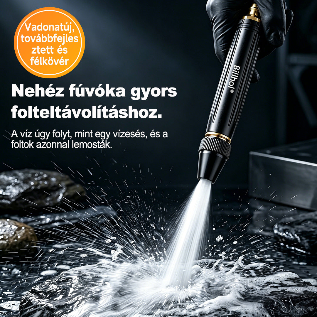 💥 Utolsó nap! Legalacsonyabb ár!! │ Billhol® 💧 Nagynyomású tisztítópisztoly – Erőteljes autó- és kerti tisztítás