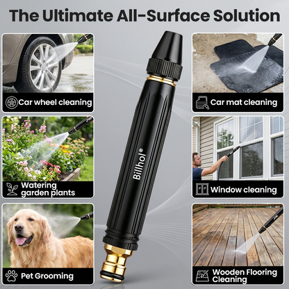 🔥 Last Day! Lowest Price — Only £4.66!!丨Billhol® 🏆Home high-pressure car wash water gun , a must-have for watering plants and vegetables, and car washing.👍💦