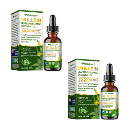🌽✅𝐀𝐔 𝐎𝐟𝐟𝐢𝐜𝐢𝐚𝐥 𝐒𝐭𝐨𝐫𝐞|𝐂𝐞𝐥𝐬𝐢𝐨𝐫𝐚® 𝐎𝐫𝐠𝐚𝐧𝐢𝐜 𝐌𝐮𝐥𝐥𝐞𝐢𝐧 𝐋𝐞𝐚𝐟 𝐋𝐮𝐧𝐠 𝐂𝐥𝐞𝐚𝐧𝐬𝐞 𝐄𝐬𝐬𝐞𝐧𝐭𝐢𝐚𝐥 𝐎𝐢𝐥 (💖Cough, wheezing, shortness of breath, sputum, stuffy nose, bronchitis, bronchitis, allergy symptoms, lung discomfort💝)