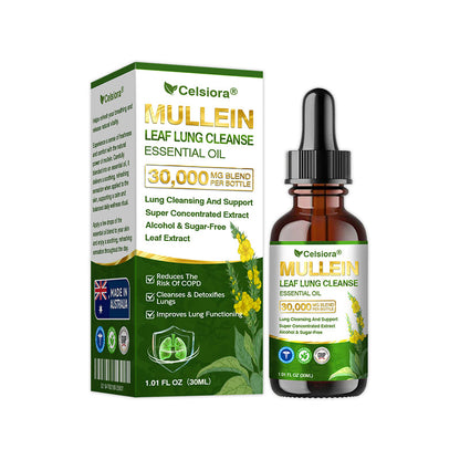 🌽✅𝐀𝐔 𝐎𝐟𝐟𝐢𝐜𝐢𝐚𝐥 𝐒𝐭𝐨𝐫𝐞|𝐂𝐞𝐥𝐬𝐢𝐨𝐫𝐚® 𝐎𝐫𝐠𝐚𝐧𝐢𝐜 𝐌𝐮𝐥𝐥𝐞𝐢𝐧 𝐋𝐞𝐚𝐟 𝐋𝐮𝐧𝐠 𝐂𝐥𝐞𝐚𝐧𝐬𝐞 𝐄𝐬𝐬𝐞𝐧𝐭𝐢𝐚𝐥 𝐎𝐢𝐥 (💖Cough, wheezing, shortness of breath, sputum, stuffy nose, bronchitis, bronchitis, allergy symptoms, lung discomfort💝)