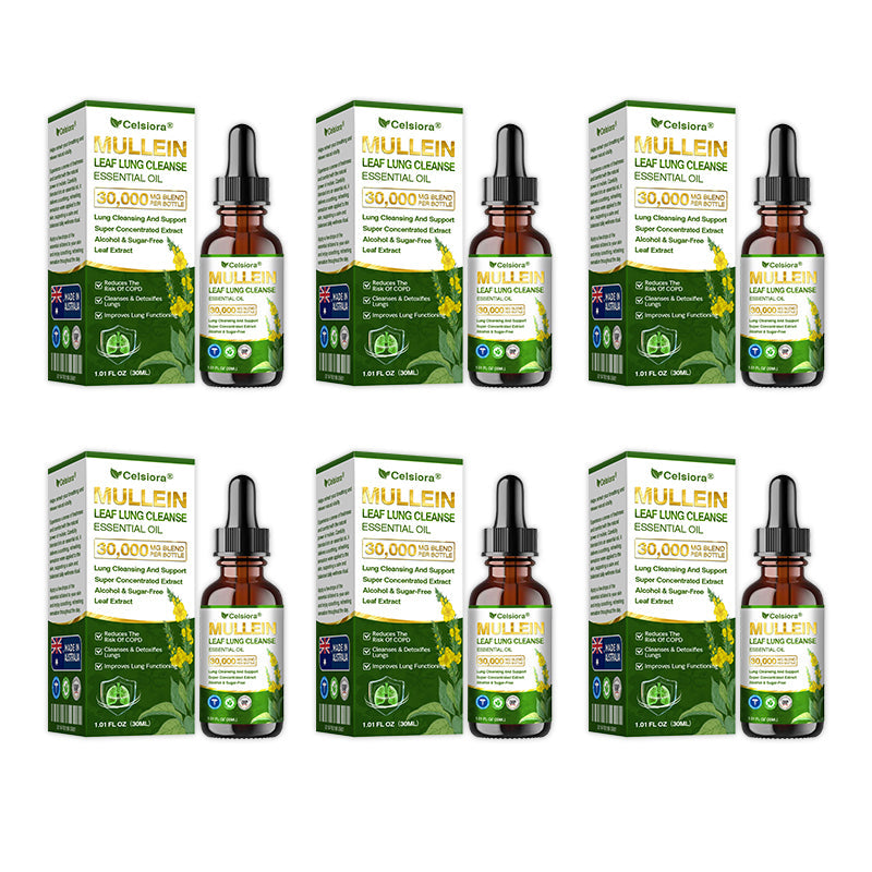 🌽✅𝐀𝐔 𝐎𝐟𝐟𝐢𝐜𝐢𝐚𝐥 𝐒𝐭𝐨𝐫𝐞|𝐂𝐞𝐥𝐬𝐢𝐨𝐫𝐚® 𝐎𝐫𝐠𝐚𝐧𝐢𝐜 𝐌𝐮𝐥𝐥𝐞𝐢𝐧 𝐋𝐞𝐚𝐟 𝐋𝐮𝐧𝐠 𝐂𝐥𝐞𝐚𝐧𝐬𝐞 𝐄𝐬𝐬𝐞𝐧𝐭𝐢𝐚𝐥 𝐎𝐢𝐥 (💖Cough, wheezing, shortness of breath, sputum, stuffy nose, bronchitis, bronchitis, allergy symptoms, lung discomfort💝)