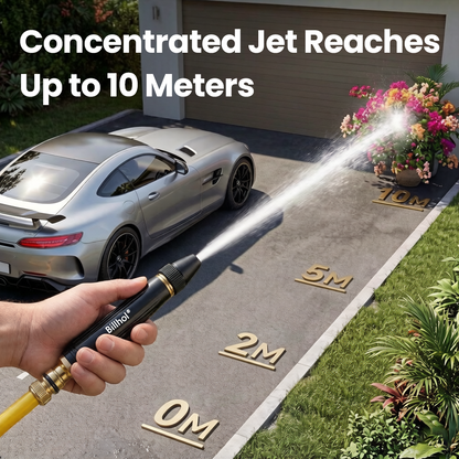 🔥 Last Day! Lowest Price — Only £4.66!!丨Billhol® 🏆Home high-pressure car wash water gun , a must-have for watering plants and vegetables, and car washing.👍💦