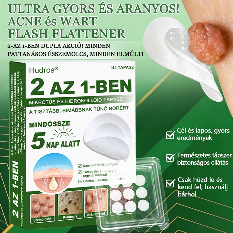 📌 𝐇𝐮𝐝𝐫𝐨𝐬® 𝟐 𝐚𝐳 𝟏-𝐛𝐞𝐧 𝐦𝐢𝐤𝐫𝐨𝐭ű𝐬 𝐡𝐢𝐝𝐫𝐨𝐤𝐨𝐥𝐥𝐨𝐢𝐝 𝐭𝐚𝐩𝐚𝐬𝐳𝐨𝐤 | 𝐊𝐢𝐞𝐦𝐞𝐥𝐤𝐞𝐝ő 𝐚𝐧𝐲𝐚𝐣𝐞𝐠𝐲𝐞𝐤, 𝐩𝐚𝐭𝐭𝐚𝐧á𝐬𝐨𝐤, 𝐥𝐚𝐩𝐨𝐬 𝐬𝐳𝐞𝐦ö𝐥𝐜𝐬ö𝐤 é𝐬 𝐛ő𝐫𝐤𝐢𝐧ö𝐯é𝐬𝐞𝐤 𝐞𝐥𝐭á𝐯𝐨𝐥í𝐭á𝐬á𝐫𝐚 𝐬𝐩𝐞𝐜𝐢𝐚𝐥𝐢𝐳á𝐥𝐯𝐚 | 𝐋á𝐭𝐡𝐚𝐭𝐚𝐭𝐥𝐚𝐧, 𝐜𝐬𝐢𝐥𝐥𝐚𝐠 𝐚𝐥𝐚𝐤ú 𝐩𝐚𝐭𝐭𝐚𝐧á𝐬𝐭𝐚𝐩𝐚𝐬𝐳𝐨𝐤 (𝐚𝐫𝐜𝐫𝐚 é𝐬 𝐭𝐞𝐬𝐭𝐫𝐞) | 𝟏𝟒𝟒 𝐝𝐚𝐫𝐚𝐛𝐨𝐬 𝐜𝐬𝐨𝐦𝐚𝐠🌱