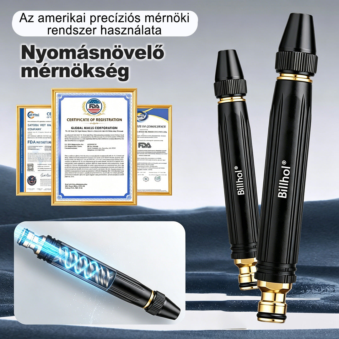 💥 Utolsó nap! Legalacsonyabb ár!! │ Billhol® 💧 Nagynyomású tisztítópisztoly – Erőteljes autó- és kerti tisztítás