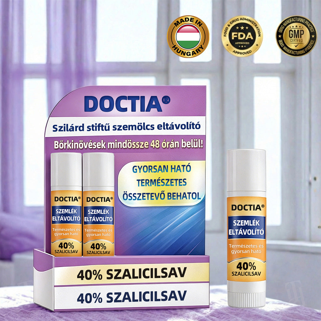 🏆 Magyarország legkelendőbb terméke | 🛡️ 48 órás fájdalommentes bőrtisztítás DOCTIA® szilárd szivacsos szemölcseltávolító