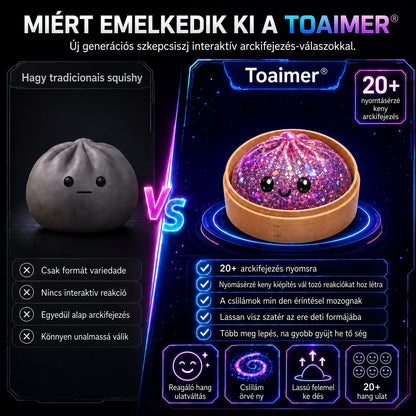 ⏳ UTOLSÓ ESÉLY AZ 50% KEDVEZMÉNYRE! 丨 Toaimer® Varázslatos Arcváltó Gombóc Squishy