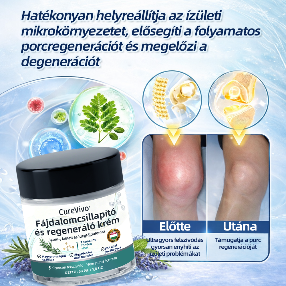 [Újévi különleges ajánlat] CureVivo® fájdalomcsillapító és regeneráló krém🦄Izom-, ízületi és idegfájdalmakra