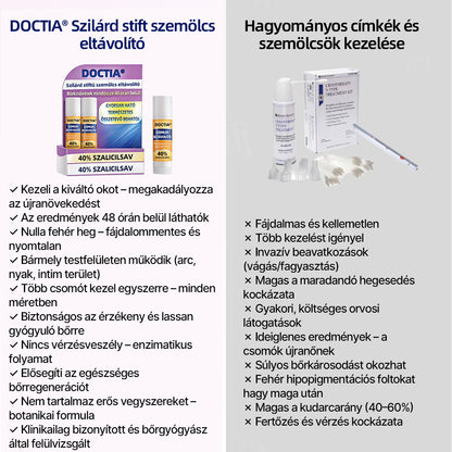 🏆 Magyarország legkelendőbb terméke | 🛡️ 48 órás fájdalommentes bőrtisztítás DOCTIA® szilárd szivacsos szemölcseltávolító