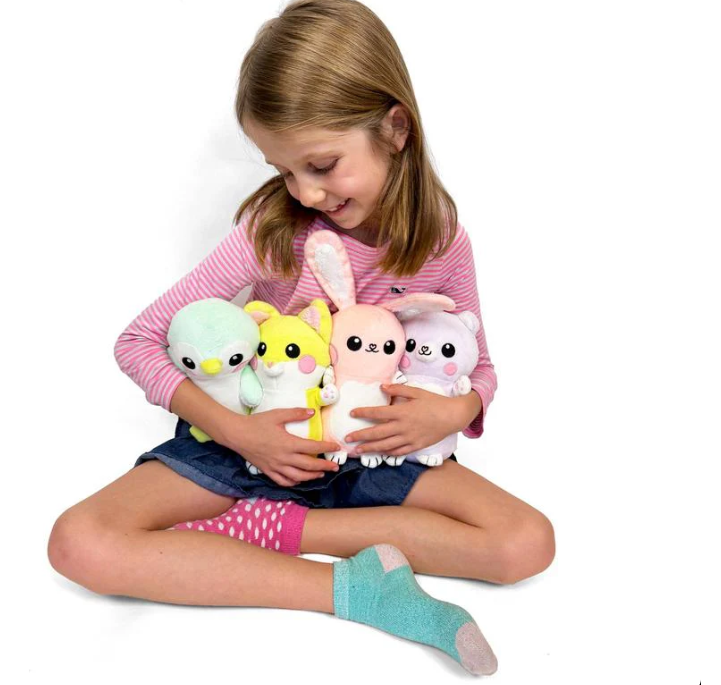 GlowBabies Glow-in-the-Dark Plush Toys with Magic Light Pen