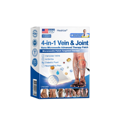 Healrize® 🗽4-in-1 Vein & Joint Nano Microneedle Advanced Therapy Patch🔥Instant Relief, Long-Term Results