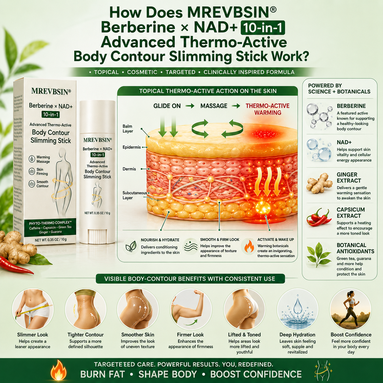 𝐏𝐡𝐲𝐬𝐢𝐜𝐢𝐚𝐧-𝐅𝐨𝐫𝐦𝐮𝐥𝐚𝐭𝐞𝐝🌱 | 𝐌𝐑𝐄𝐕𝐁𝑺𝑰𝑵® 𝐁𝐞𝐫𝐛𝐞𝐫𝐢𝐧𝐞 × 𝐍𝐀𝐃+ 𝟏𝟎-𝐢𝐧-𝟏 𝐀𝐝𝐯𝐚𝐧𝐜𝐞𝐝 𝐓𝐡𝐞𝐫𝐦𝐨-𝐀𝐜𝐭𝐢𝐯𝐞 𝐁𝐨𝐝𝐲 𝐂𝐨𝐧𝐭𝐨𝐮𝐫 𝐒𝐥𝐢𝐦𝐦𝐢𝐧𝐠 𝐒𝐭𝐢𝐜𝐤 (𝐅𝐨𝐫 𝐚 𝐅𝐢𝐫𝐦𝐞𝐫, 𝐒𝐦𝐨𝐨𝐭𝐡𝐞𝐫 & 𝐌𝐨𝐫𝐞 𝐃𝐞𝐟𝐢𝐧𝐞𝐝-𝐋𝐨𝐨𝐤𝐢𝐧𝐠 𝐁𝐨𝐝𝐲)