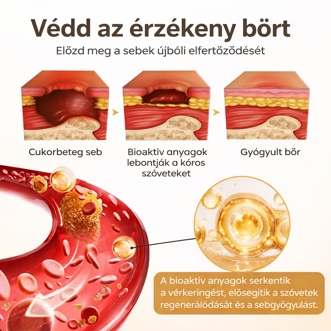 Hudros® 🌱GlucaVeil 24H lábvédő spray
