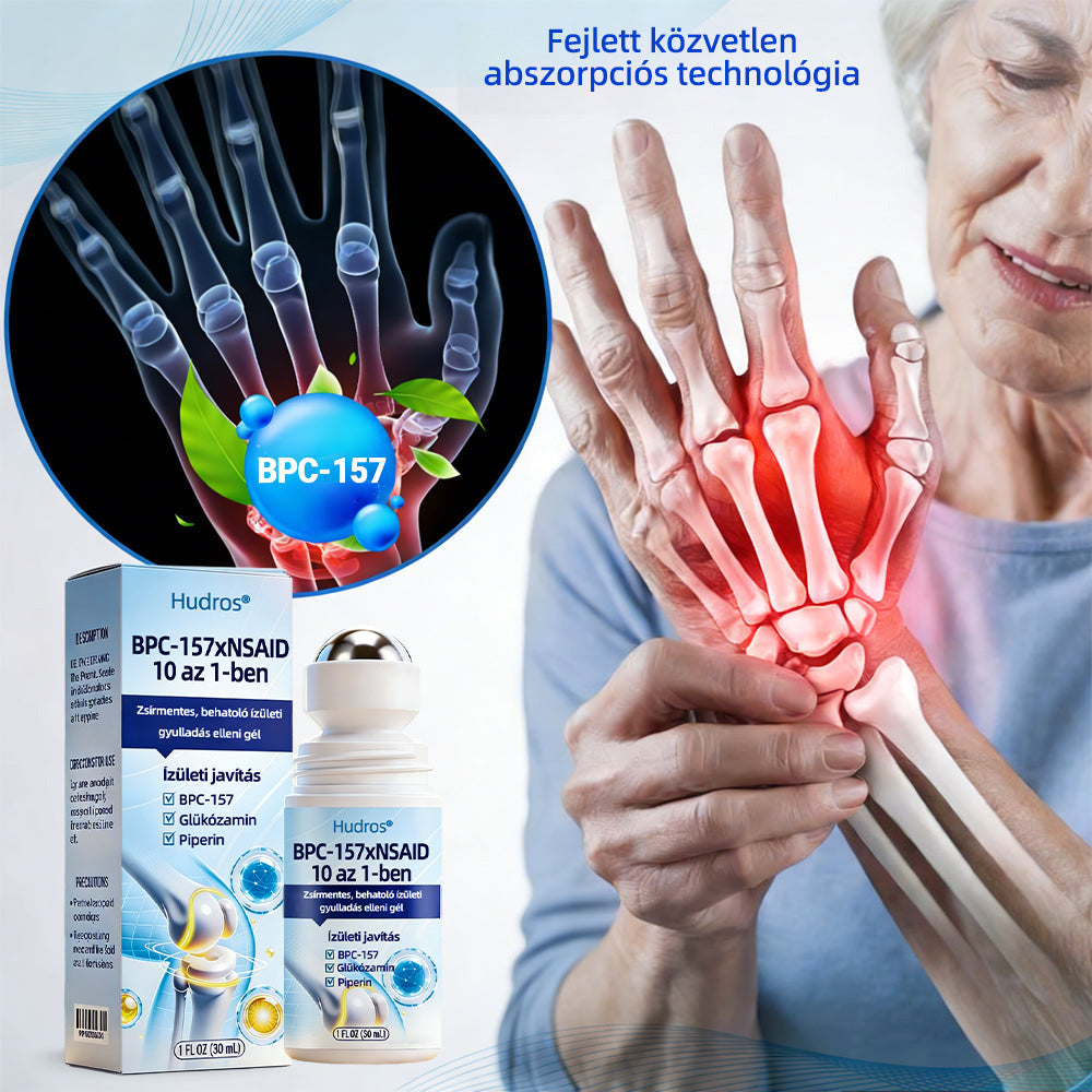 Exkluzív | Hudros® BPC-157 × Nem szteroid gyulladáscsökkentő 10 az 1-ben behatoló, olajmentes ízületi gél 🎇🎇 (Ízületi gyulladás, neuropátia, reuma, sportsérülések stb. kezelésére)