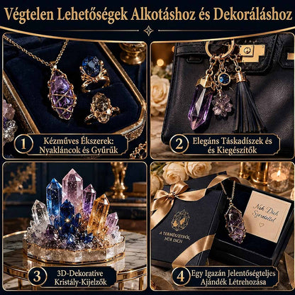 💥 Ma 50% kedvezmény | 👨‍👩‍👧‍👦Toaimer® CrystalGenesis — Növeszd meg saját luxus kristályékszeredet 💎