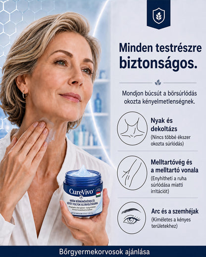 🏅 70% KEDVEZMÉNY | CUREVIVO® HIVATALOS ÜZLET | 7 napos célzott bőrkinövés- és foltápoló krém – GMP-minősített gyártás