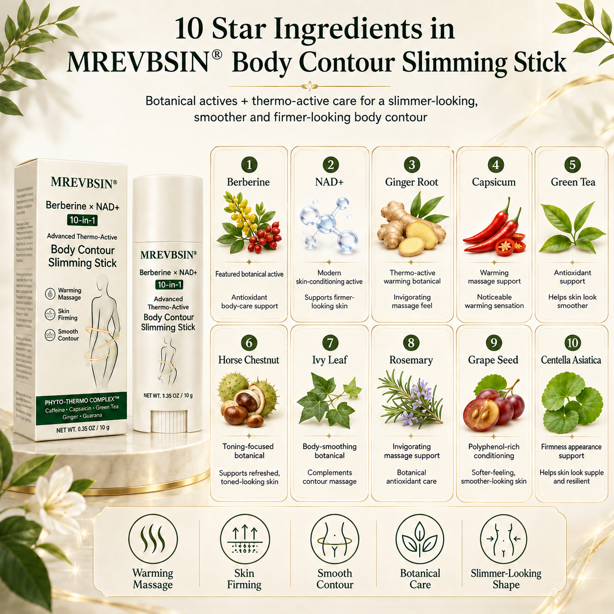 𝐏𝐡𝐲𝐬𝐢𝐜𝐢𝐚𝐧-𝐅𝐨𝐫𝐦𝐮𝐥𝐚𝐭𝐞𝐝🌱 | 𝐌𝐑𝐄𝐕𝐁𝑺𝑰𝑵® 𝐁𝐞𝐫𝐛𝐞𝐫𝐢𝐧𝐞 × 𝐍𝐀𝐃+ 𝟏𝟎-𝐢𝐧-𝟏 𝐀𝐝𝐯𝐚𝐧𝐜𝐞𝐝 𝐓𝐡𝐞𝐫𝐦𝐨-𝐀𝐜𝐭𝐢𝐯𝐞 𝐁𝐨𝐝𝐲 𝐂𝐨𝐧𝐭𝐨𝐮𝐫 𝐒𝐥𝐢𝐦𝐦𝐢𝐧𝐠 𝐒𝐭𝐢𝐜𝐤 (𝐅𝐨𝐫 𝐚 𝐅𝐢𝐫𝐦𝐞𝐫, 𝐒𝐦𝐨𝐨𝐭𝐡𝐞𝐫 & 𝐌𝐨𝐫𝐞 𝐃𝐞𝐟𝐢𝐧𝐞𝐝-𝐋𝐨𝐨𝐤𝐢𝐧𝐠 𝐁𝐨𝐝𝐲)