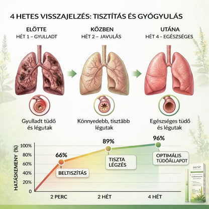 DOCTIA® természetes ökörfarkkóró-aromaterápiás diffúzor a tüdő egészségének támogatására