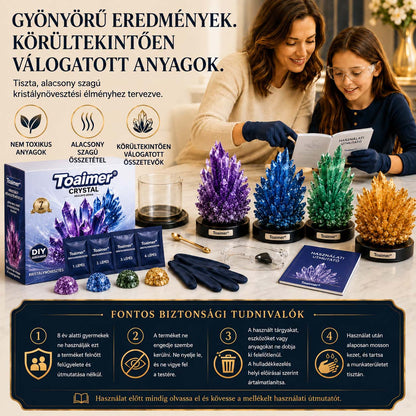 💥 Ma 50% kedvezmény | 👨‍👩‍👧‍👦Toaimer® CrystalGenesis — Növeszd meg saját luxus kristályékszeredet 💎