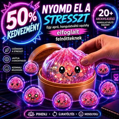 ⏳ UTOLSÓ ESÉLY AZ 50% KEDVEZMÉNYRE! 丨 Toaimer® Varázslatos Arcváltó Gombóc Squishy