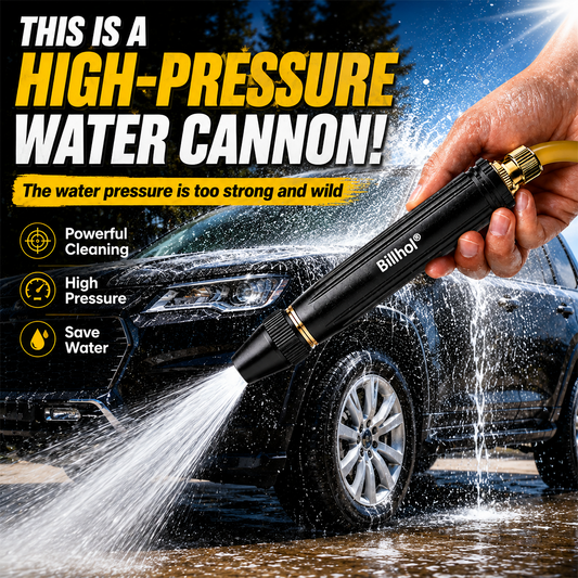 🔥 Last Day! Lowest Price — Only £4.66!!丨Billhol® 🏆Home high-pressure car wash water gun , a must-have for watering plants and vegetables, and car washing.👍💦